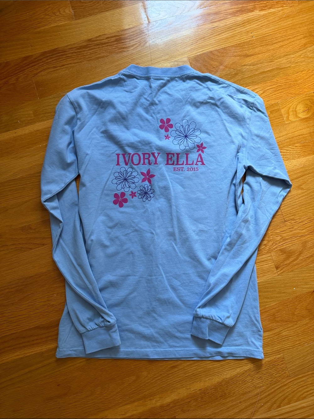ivory ella Long-Sleeve Tees bundle- Blue, Pink, Black - Picture 3 of 7